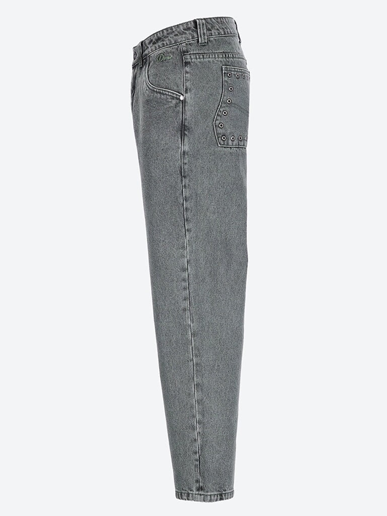 Classic relaxed denim pants 2