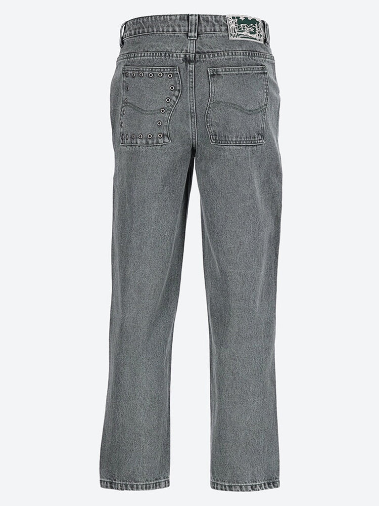 Classic relaxed denim pants 3