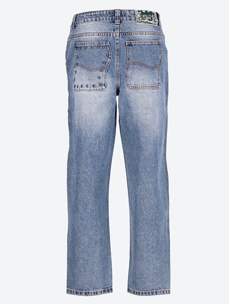 Classic relaxed denim pants 3