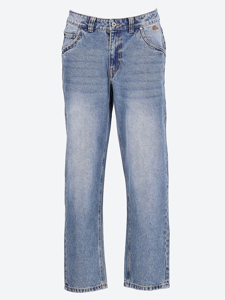 Classic relaxed denim pants 1