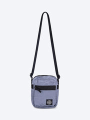 Coated nylon metal cross body bag ref: