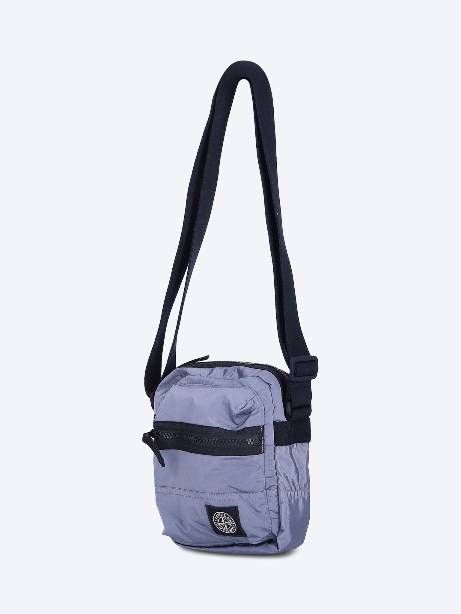 Coated nylon metal cross body bag 2