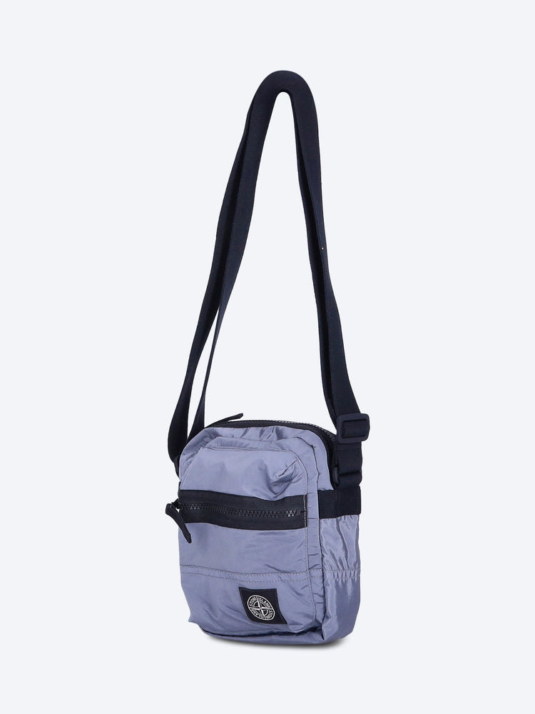 Coated nylon metal cross body bag 2