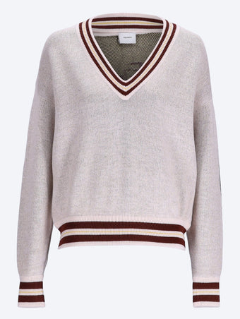 College v-neck sweater