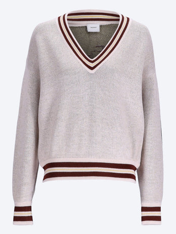 College v-neck sweater