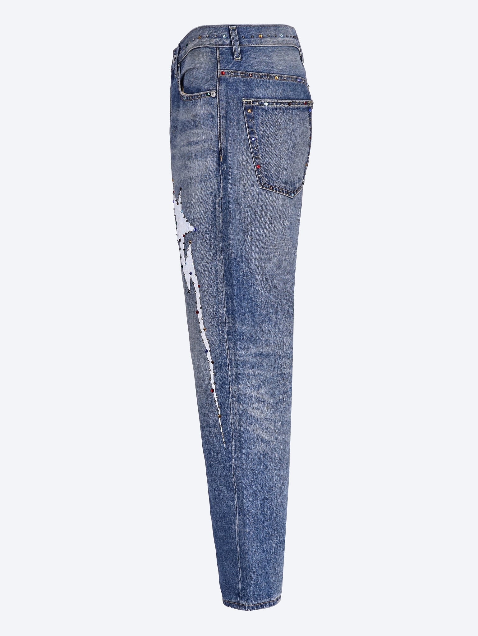 Jean 13 oz couleur pierre 2