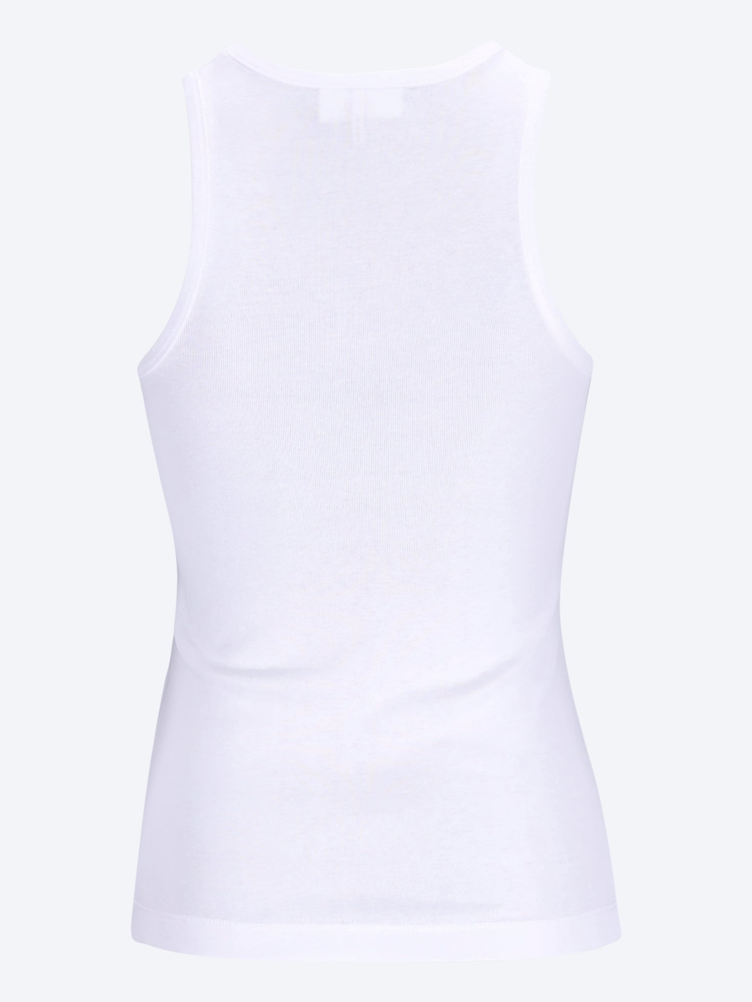 Compact rib jersey tank cherry 2
