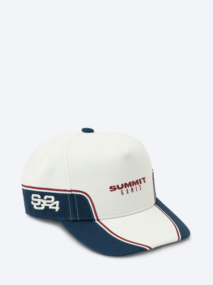Contrast panel baseball cap 2