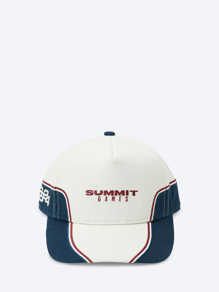 Contrast panel baseball cap 1