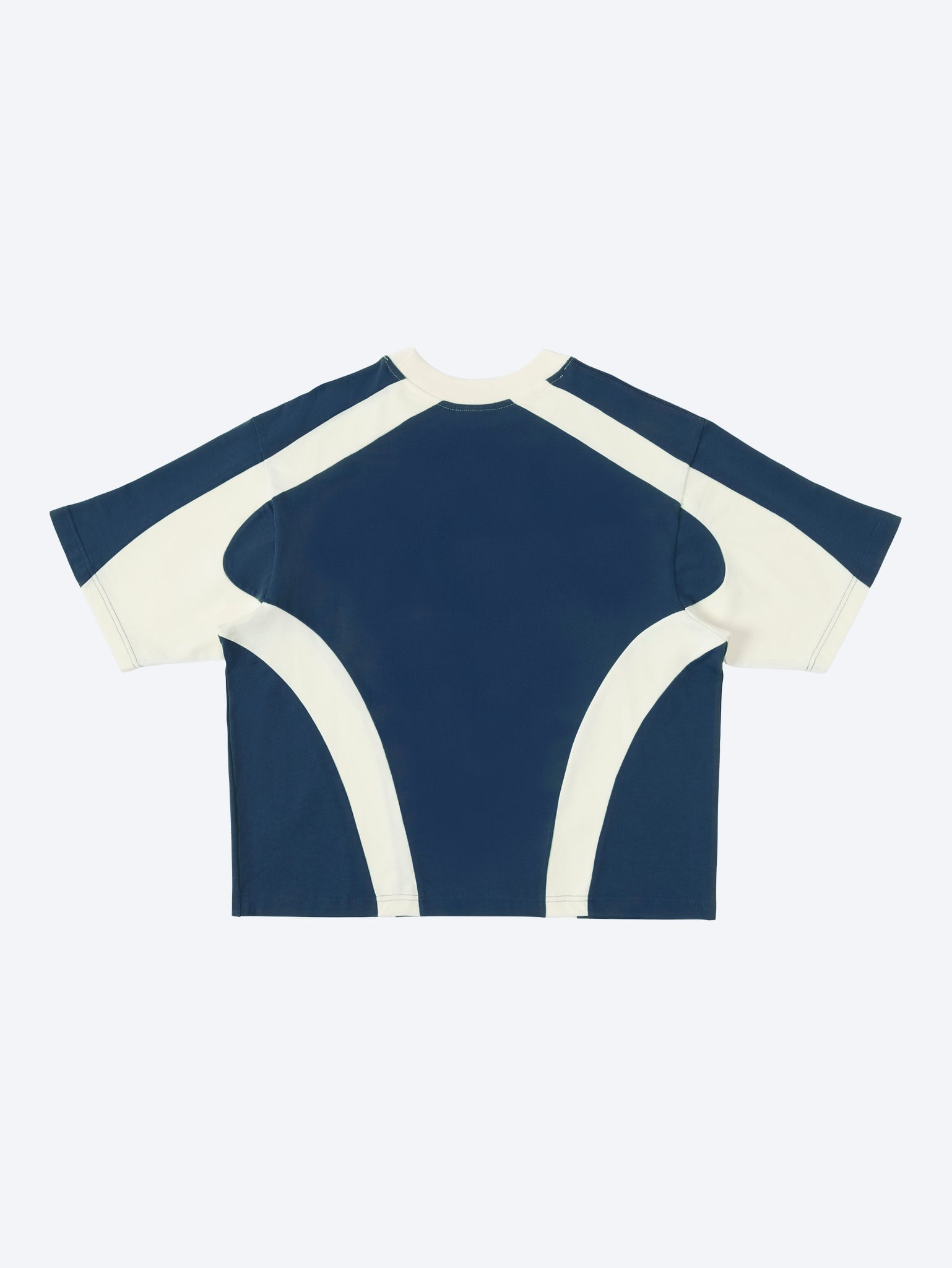 Contrast panel classic t-shirt 2