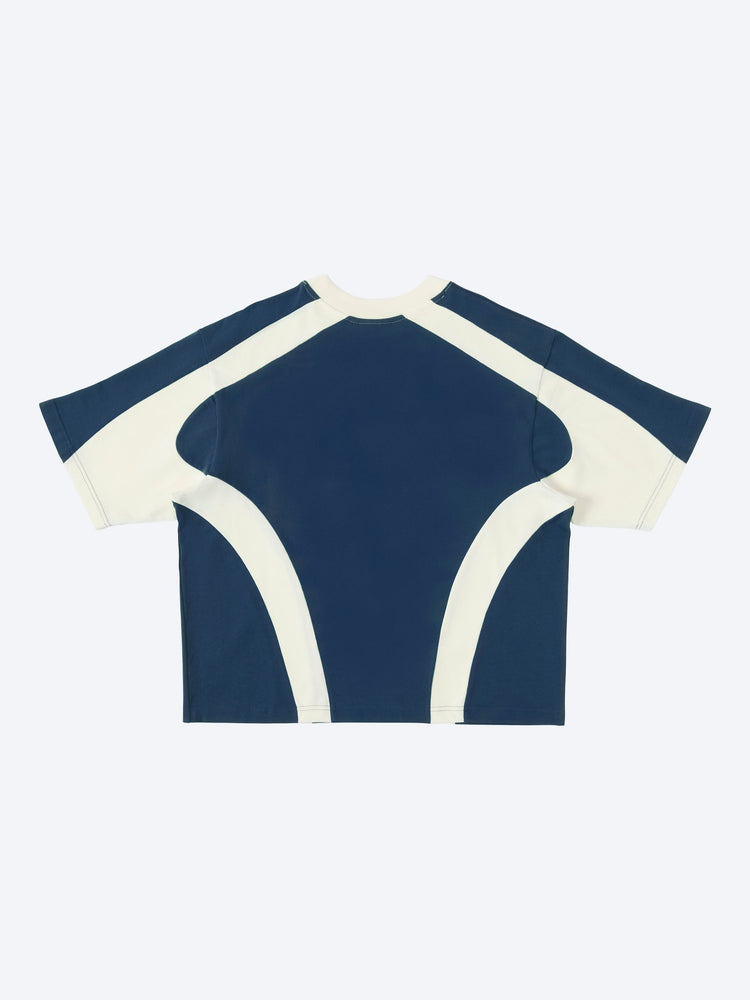 Contrast panel classic t-shirt 2