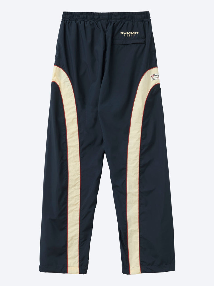Contrast panel ripstop nylon track pants 2
