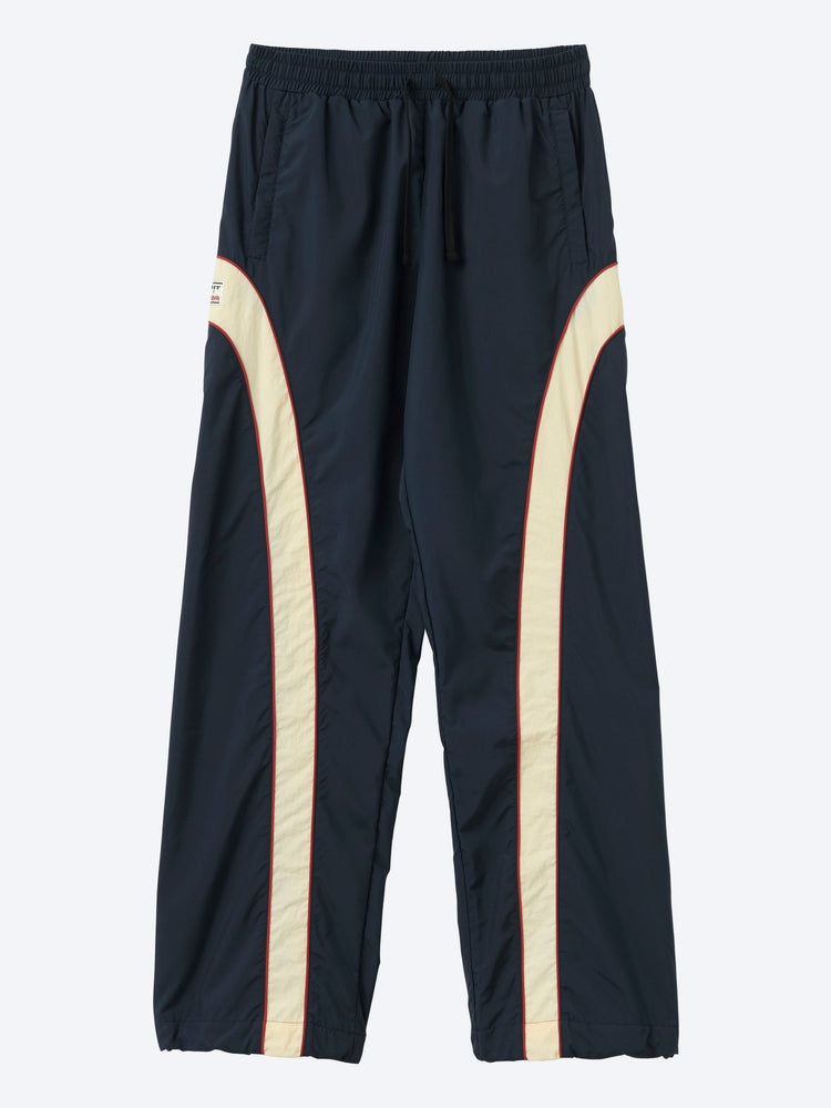 Contrast panel ripstop nylon track pants 1