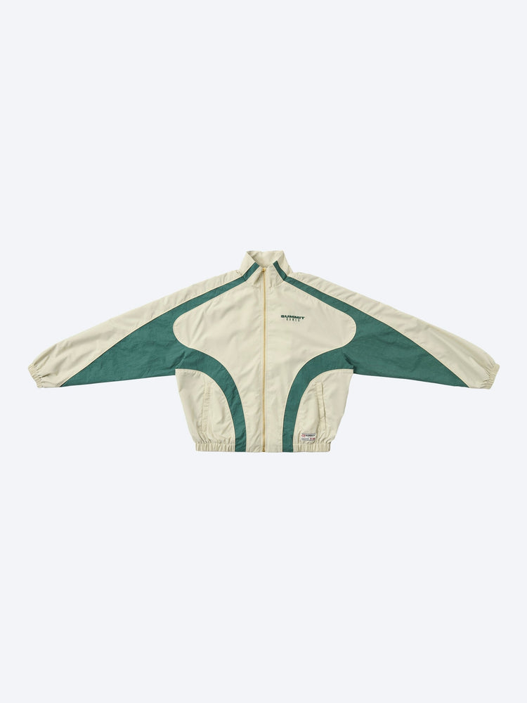 Contrast panel ripstop nylon track top 1