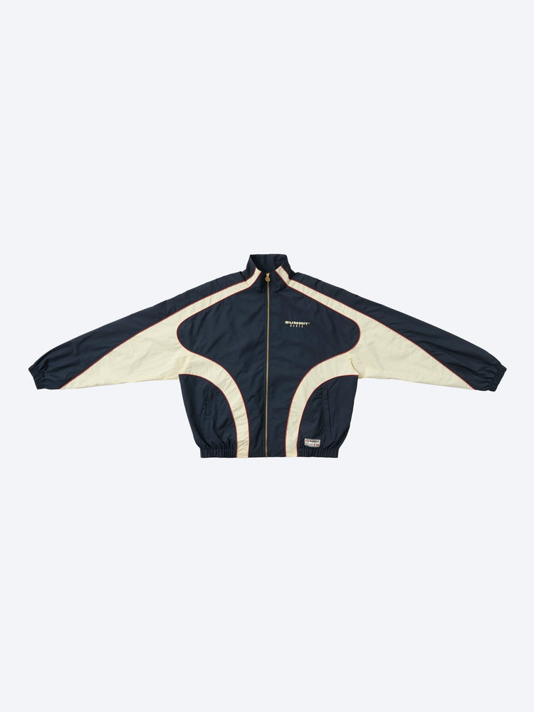 Contrast panel ripstop nylon track top 1