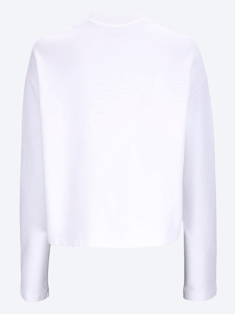 Contrasted ami de coeur sweatshirt 3
