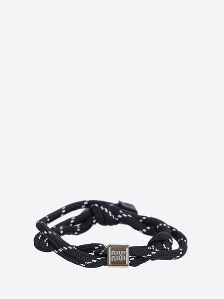 Cord and nylon bracelet