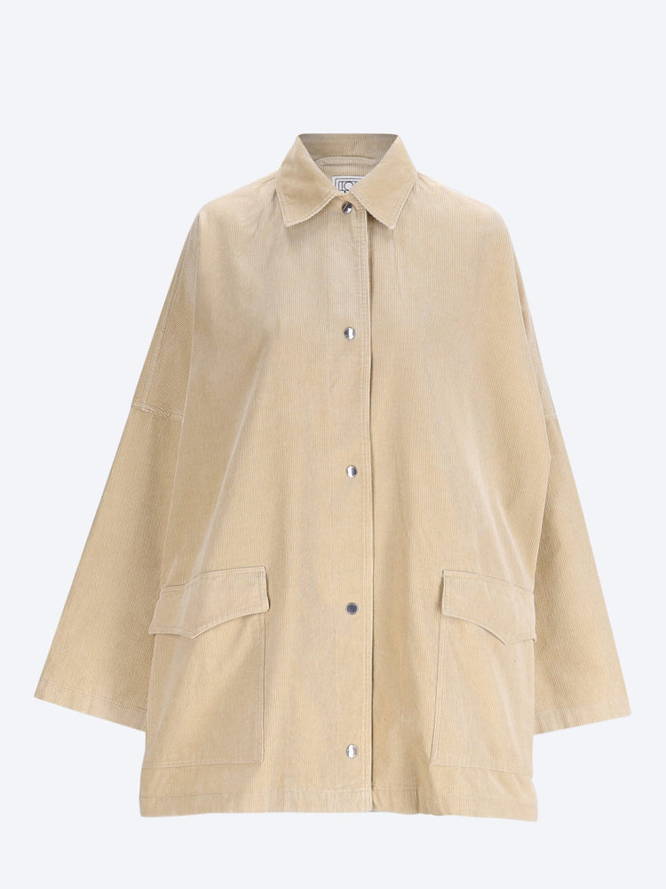 Veste surchemise en velours côtelé 1