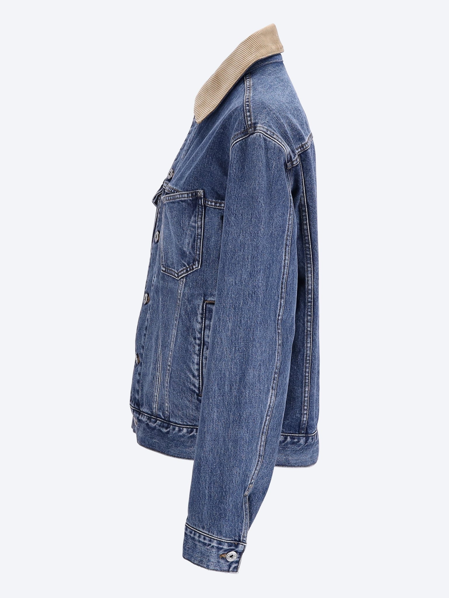 Corduroy collar jacket 2