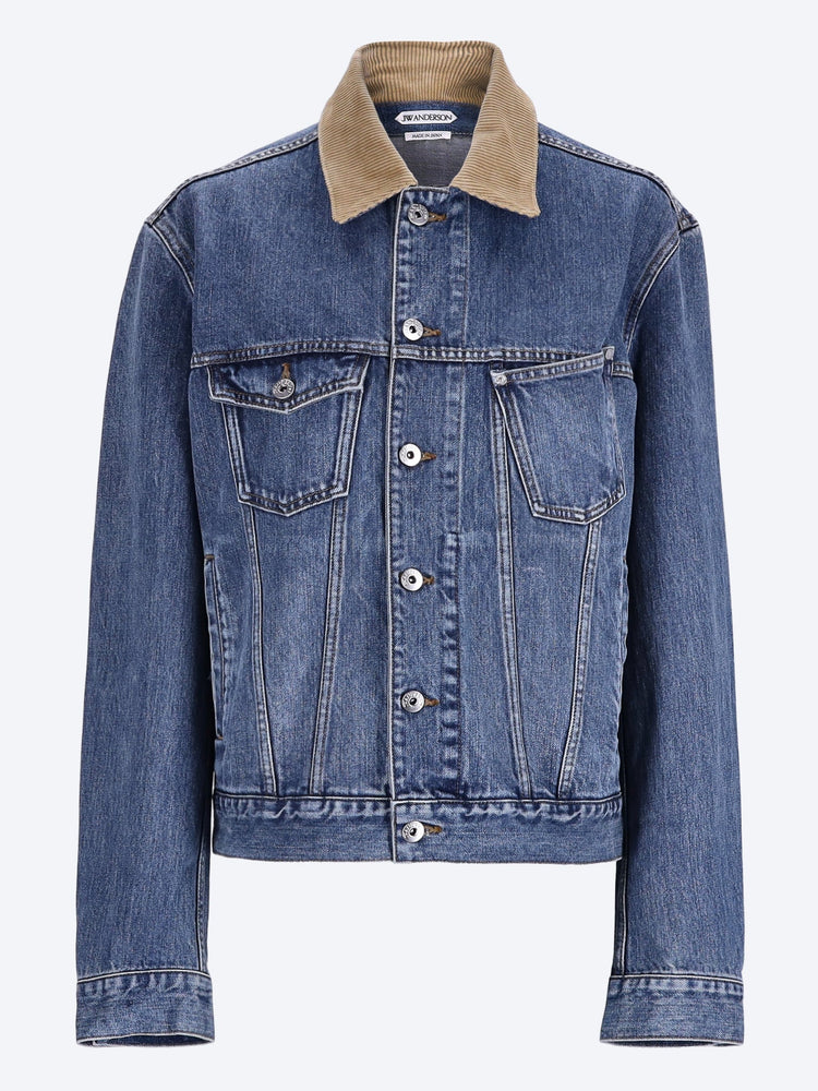 Corduroy collar jacket 1