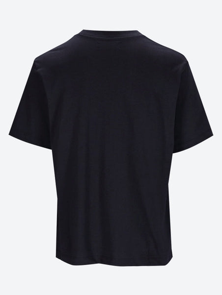 T-shirt de logo décalé d'amiri en coton
