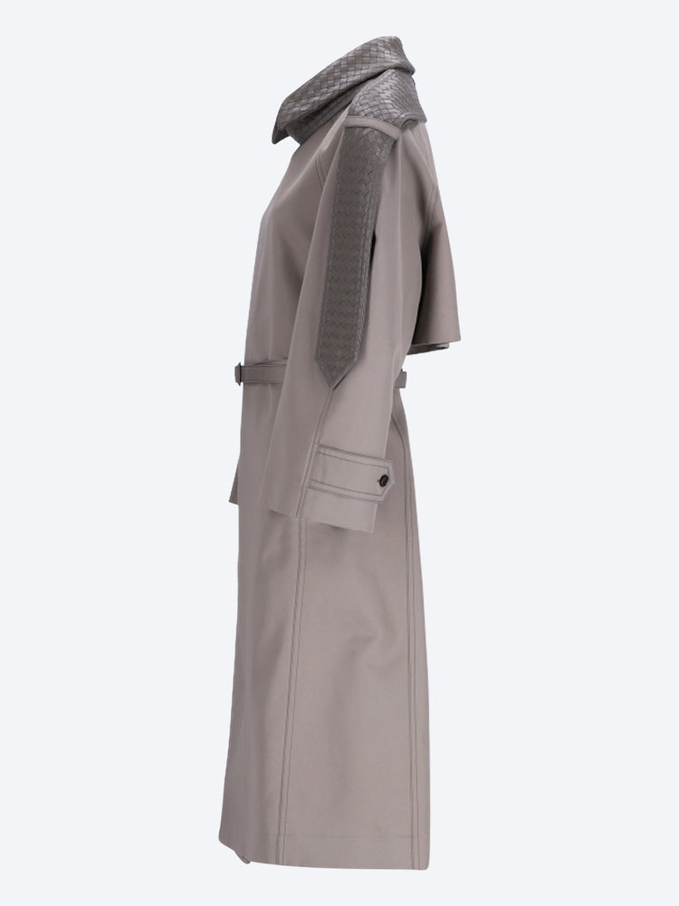 Trenchcoat aus Gabardine aus Baumwolle und Seide 2