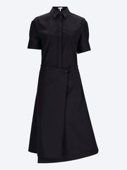 Midikleid aus Baumwolle und Seide ref: