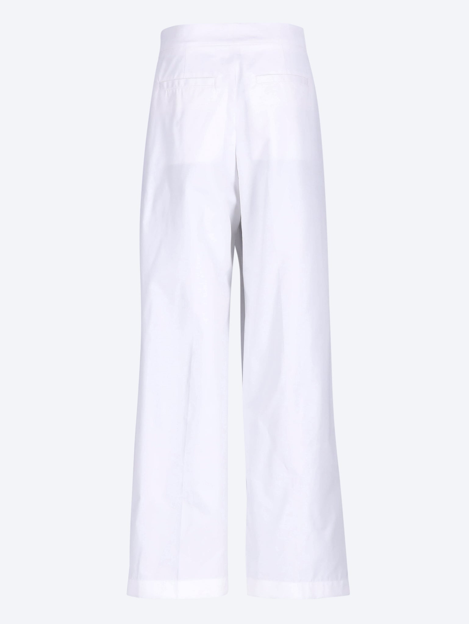 Cotton and silk poplin pants 3