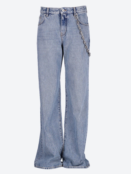 Cotton chain jeans