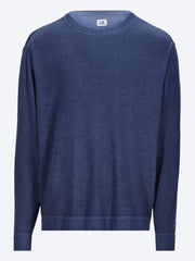 Cotton crepe double dyed crewneck sweater ref: