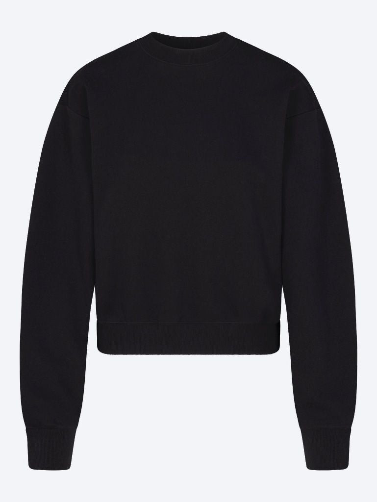 Cotton fleece classic crew sweatshirt 1