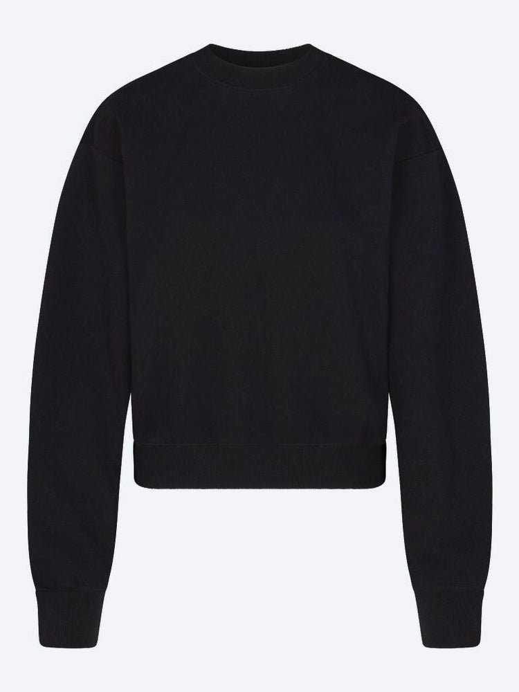 Cotton fleece classic crew sweatshirt 1