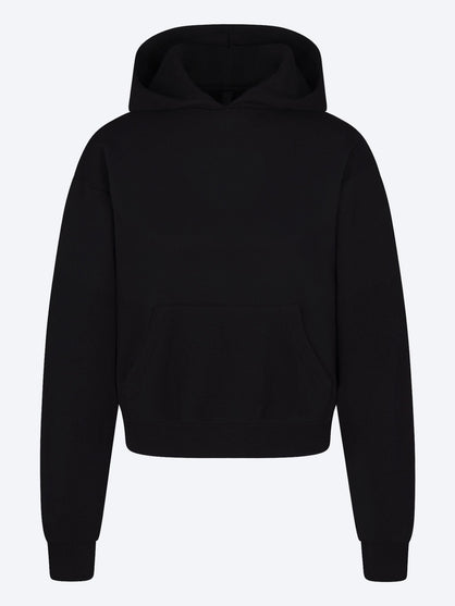 Cotton fleece classic pullover hoodie