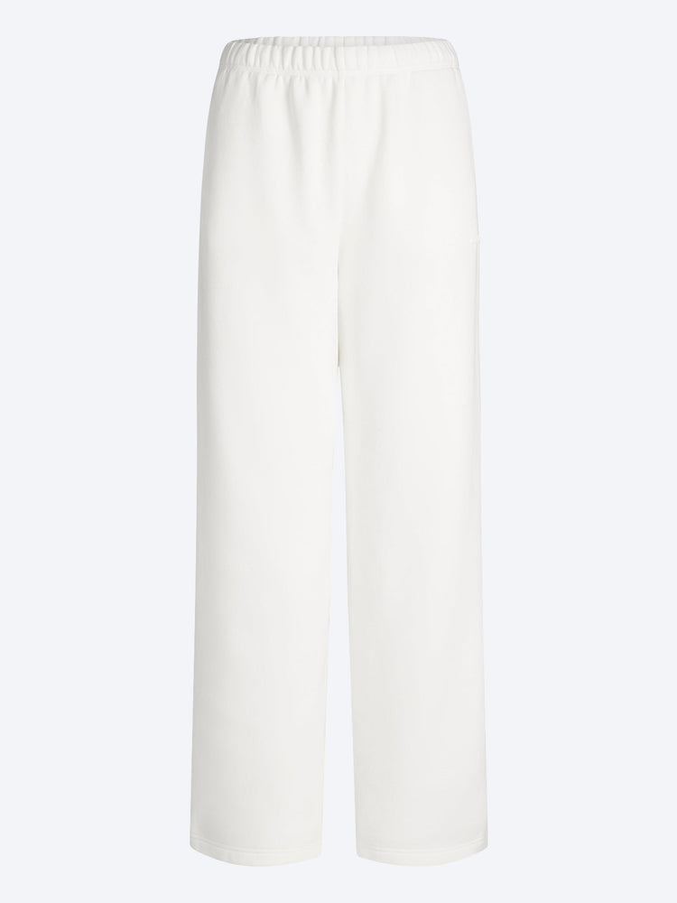 Pantalon droit classique en molleton de coton 1