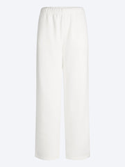 Pantalon droit classique en molleton de coton ref:
