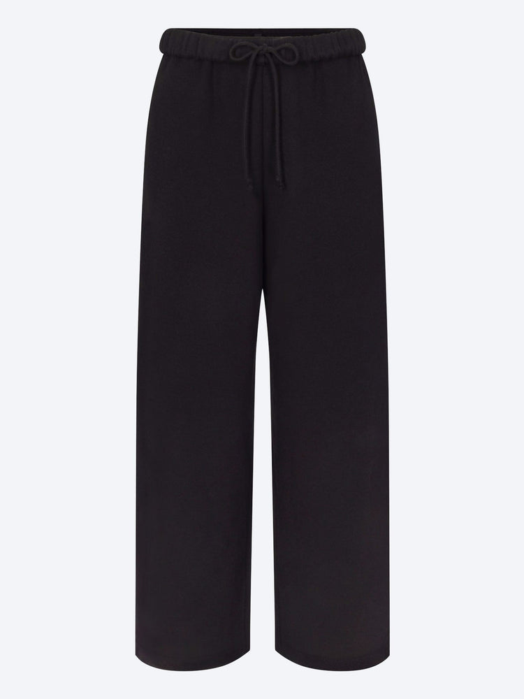 Pantalon droit classique en molleton de coton 1