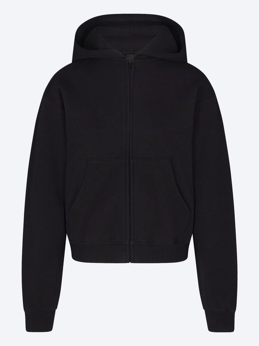  Sweat à capuche zippé classique en molleton de coton FEMME-VÊTEMENTS SWEATS À CAPUCHE SKIMS SMETS