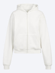 Klassischer Kapuzenpullover aus Baumwollfleece mit Reißverschluss ref: