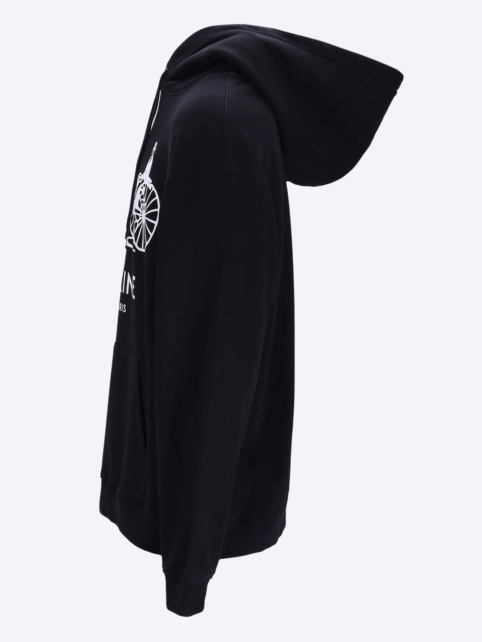 Cotton fleece relaxed hoodie 2