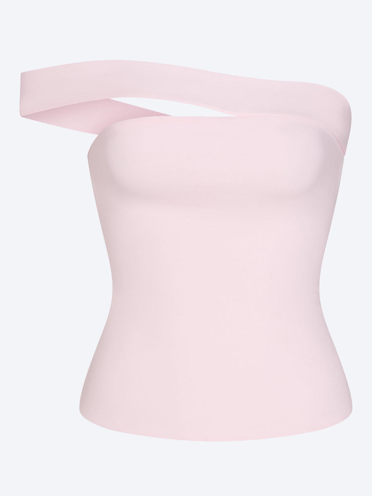 Asymmetrisches Oberteil aus Baumwolljersey 1
