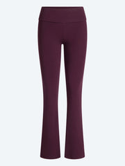 Cotton jersey foldover pants ref: