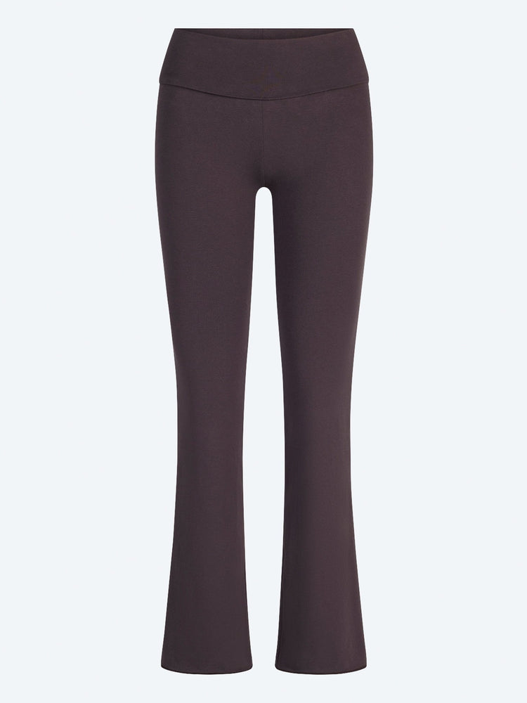 Cotton jersey foldover pants 1