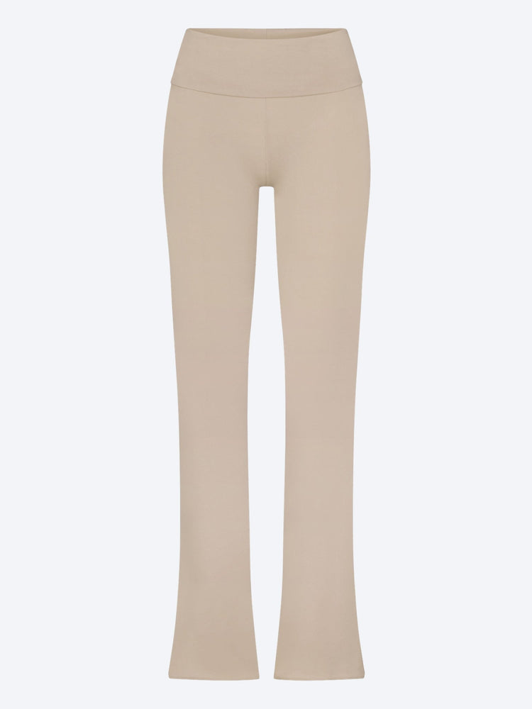 Cotton jersey foldover pants 1