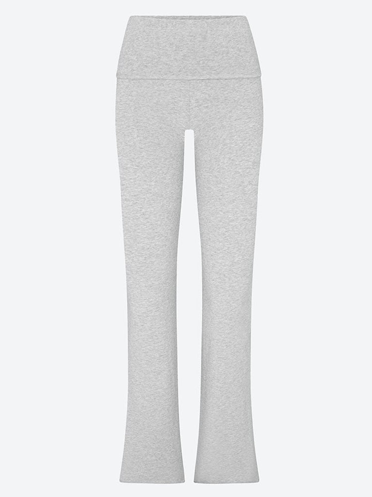 Pantalon replié en jersey de coton 1