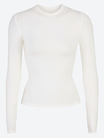 Cotton jersey long sleeve t-shirt