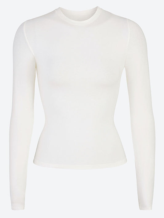  T-shirt manches longues en jersey de coton FEMME-VÊTEMENTS T-SHIRTS SKIMS SMETS