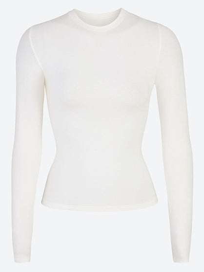Cotton jersey long sleeve t-shirt