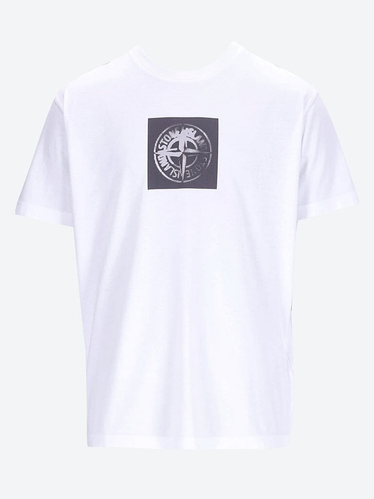 Cotton jersey stamp t-shirt 1