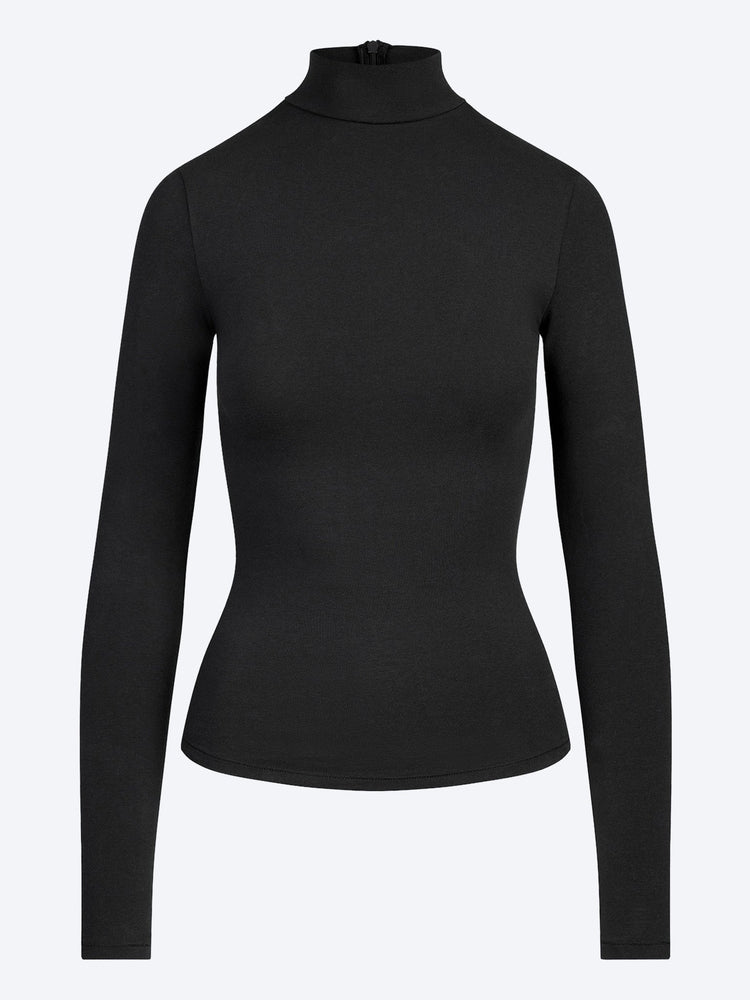 Cotton jersey turtleneck 1
