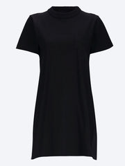 Cotton jersey x nylon twill dress ref: